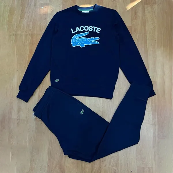 Bộ Quần Áo Nỉ Nam Lacoste Men’s Sport Cotton Sweatpants Màu Xanh Navy Size 4