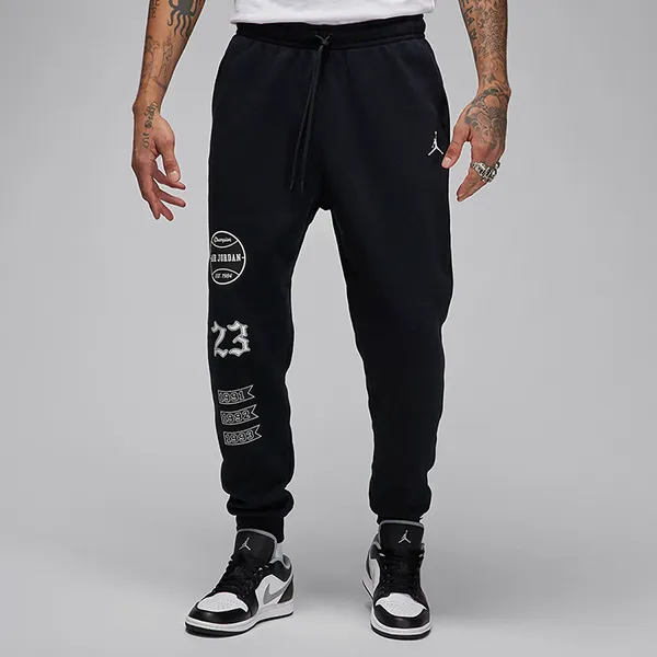 Bộ Quần Áo Nỉ Nam Nike Men's Essential Fleece FD7345-010 / FN4617-010 Màu Đen Size S