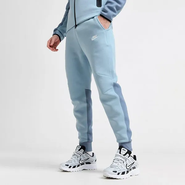 Bộ Quần Áo Nỉ Nam Nike Tech Fleece Hoodie And Jogger Set Màu Xanh Nhạt Size XL - Thời trang - Vua Hàng Hiệu
