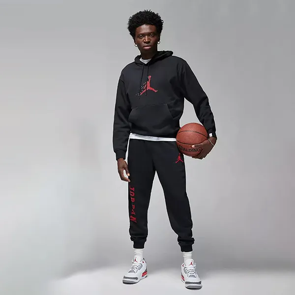 Bộ Quần Áo Nỉ Nam Nike Essential Fleece Pant / Hoodie Màu Đen Size M