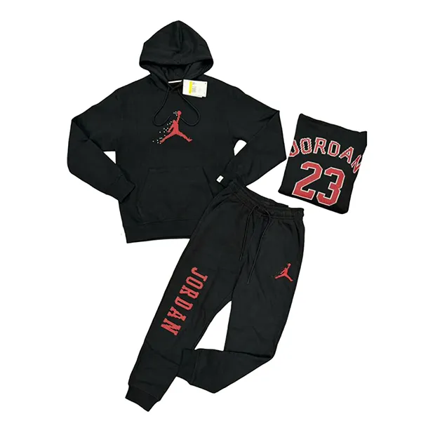 Bộ Quần Áo Nỉ Nam Nike Essential Fleece Pant / Hoodie Màu Đen Size M