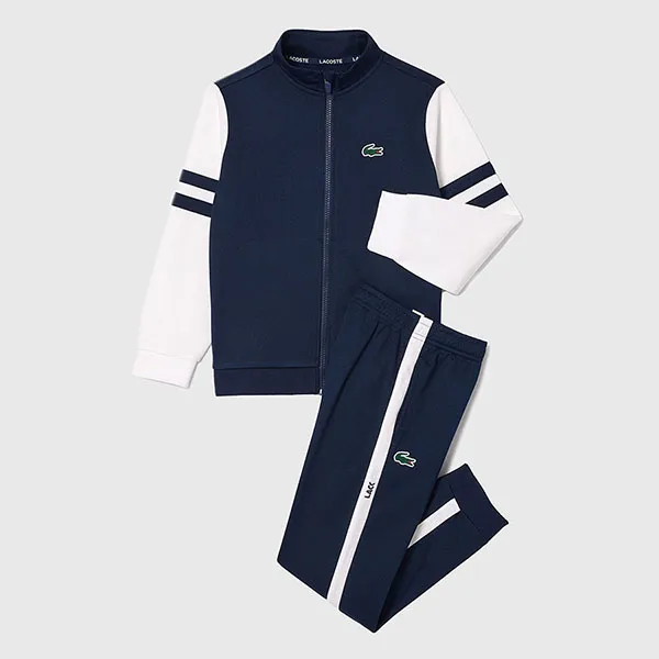 Bộ Thể Thao Nam Lacoste Men's Sportsuit Tennis WJ7428-00-525 Màu Xanh Navy Size 3