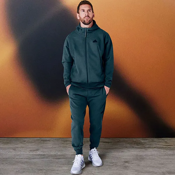 Bộ Thể Thao Nam Adidas Z.N.E. WINTERIZED Màu Xanh Size M - Thời trang - Vua Hàng Hiệu