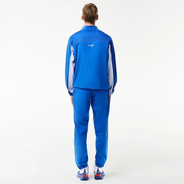 Bộ Thể Thao Nam Lacoste Colorblock Tennis Sweatsuit WH7573 ISY Màu Xanh Blue - Thời trang - Vua Hàng Hiệu