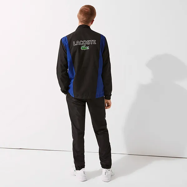 Bộ Thể Thao Nam Lacoste Men's Sport Branded Colorblock Sweatsuit WH0877 ALH Màu Xanh Đen - Thời trang - Vua Hàng Hiệu