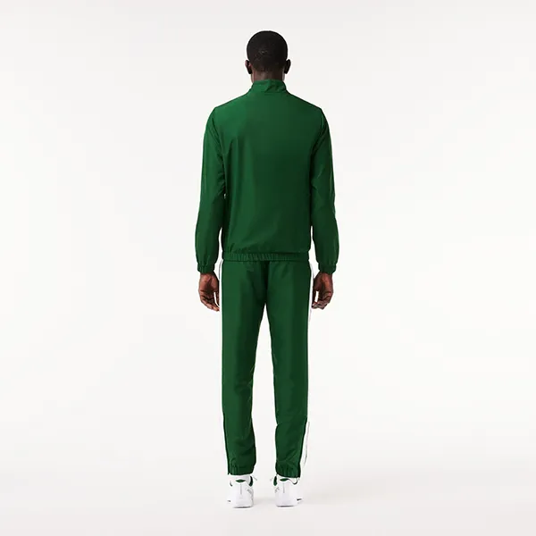 Bộ Thể Thao Nam Lacoste Men's Tennis Sweatsuit WH7567-51 291 Màu Xanh Green