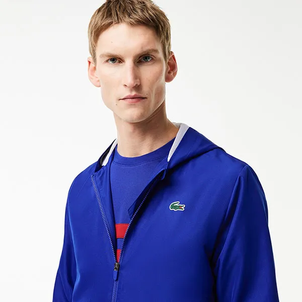 Bộ Thể Thao Nam Lacoste Sportsuit WH7566-ISG Màu Xanh Phối Đỏ