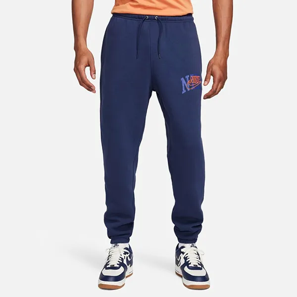 Bộ Thể Thao Nam Nike Club Fleece Màu Xanh Navy Size S