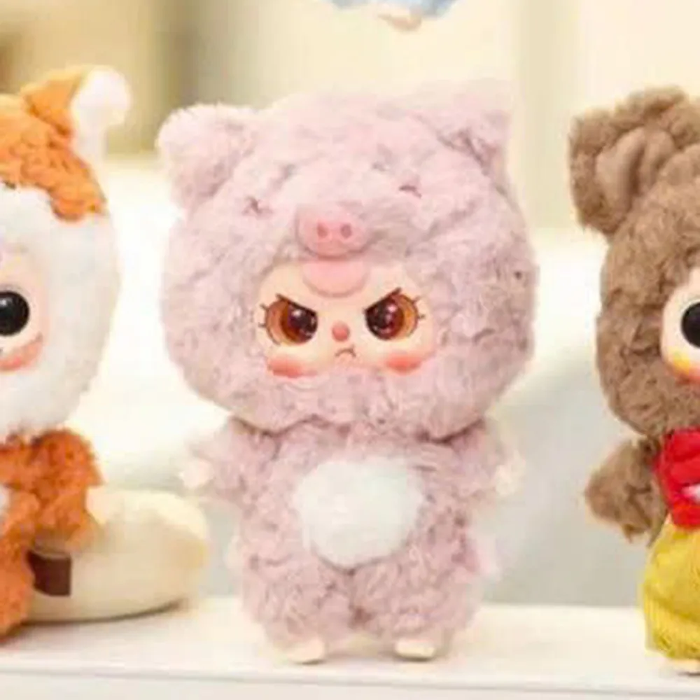 Búp Bê Pop Mart Baby Three V3 Animal Party Big Cute Plush Series Màu Hồng - Đồ chơi mô hình - Vua Hàng Hiệu