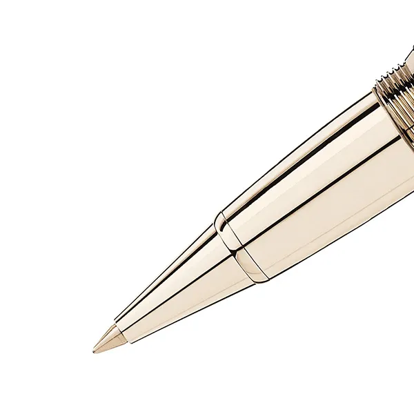 Bút Dạ Bi Montblanc Meisterstuck Geometry Solitaire Champange Legrand Rollerball MB118102 Màu Vàng