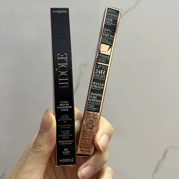 Bút Kẻ Mắt Lancôme Idôle Ultra Precise Waterproof Liner 01 Glossy Black Màu Đen