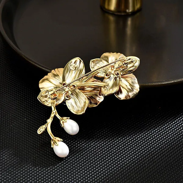 Cài Áo Nữ Meri Orchid Elegance BR787 Màu Hồng Tím