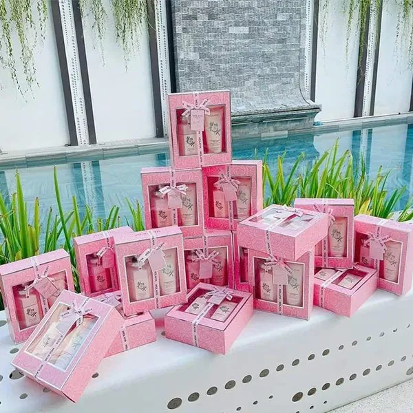 Set Sữa Tắm + Sữa Dưỡng Thể Weilaiya Niacinamide Fragrance 2 Món ( Kèm Hộp) - Mỹ phẩm - Vua Hàng Hiệu