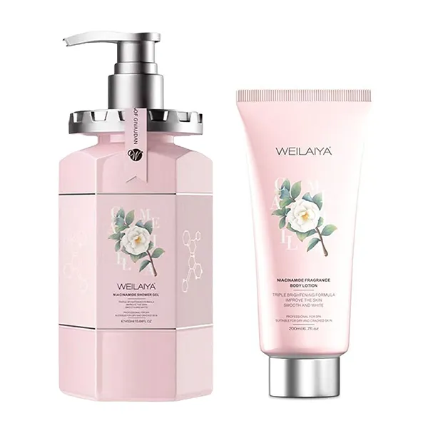 Set Sữa Tắm + Sữa Dưỡng Thể Weilaiya Niacinamide Fragrance 2 Món ( Kèm Hộp) - Mỹ phẩm - Vua Hàng Hiệu