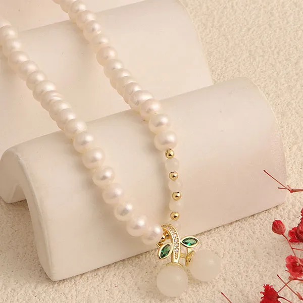 Dây Chuyền Nữ Kya Jewel Cherry Pearl PN14 Màu Trắng Ngà - Trang sức - Vua Hàng Hiệu