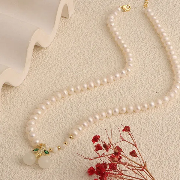 Dây Chuyền Nữ Kya Jewel Cherry Pearl PN14 Màu Trắng Ngà - Trang sức - Vua Hàng Hiệu