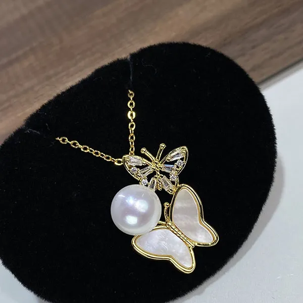 Dây Chuyền Nữ Kya Jewel Dancing Pearl Butterfly PN32 Màu Trắng Ngà - Trang sức - Vua Hàng Hiệu