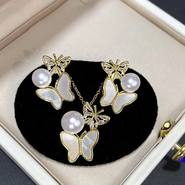 Dây Chuyền Nữ Kya Jewel Dancing Pearl Butterfly PN32 Màu Trắng Ngà - Trang sức - Vua Hàng Hiệu
