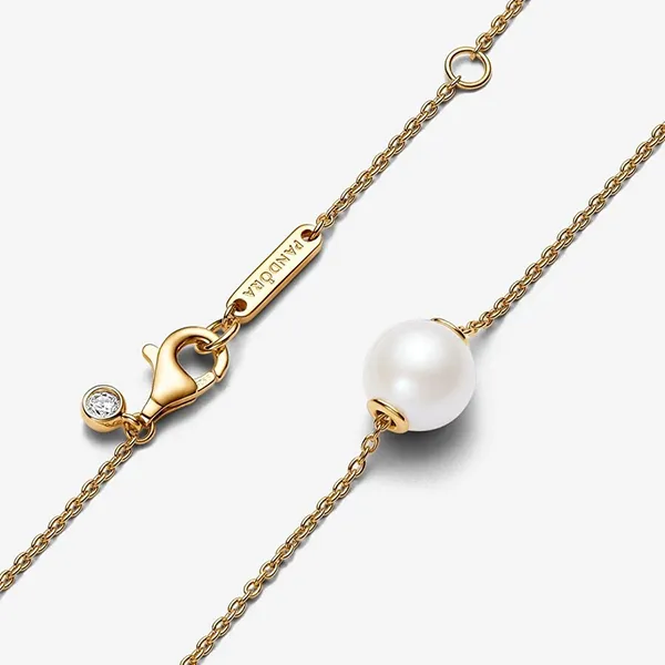 Dây Chuyền Nữ Pandora Treated Freshwater Cultured Pearl Collier Necklace 363167C01-45 Màu Vàng Gold - Trang sức - Vua Hàng Hiệu