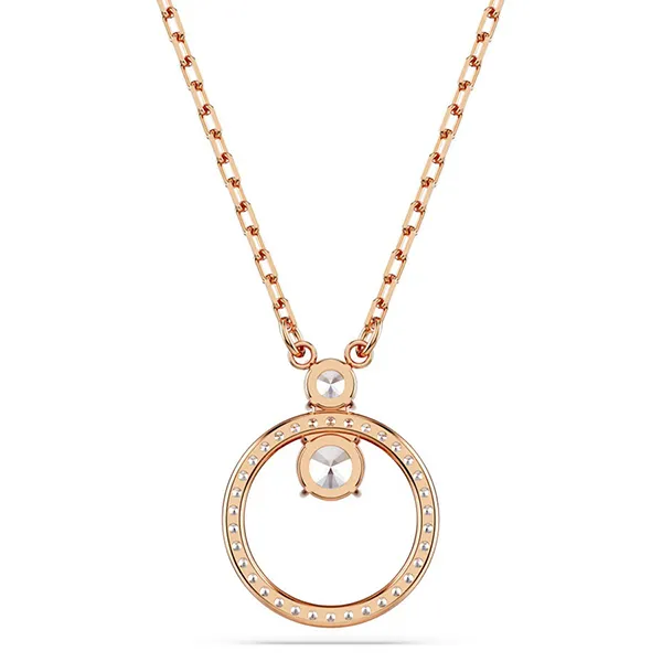 Dây Chuyền Nữ Swarovski Constella Pavé, Round Cut, White, Rose Gold-Tone Plated 5692266 Màu Vàng Hồng