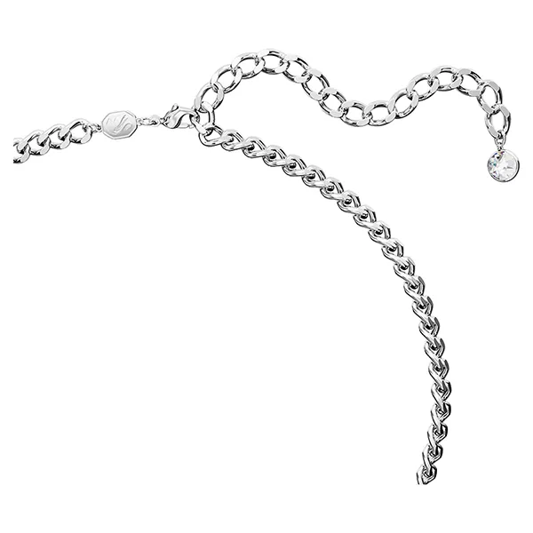 Dây Chuyền Nữ Swarovski Hyperbola Pendant Heart, Large, White, Rhodium Plated 5647578 Màu Bạc - Trang sức - Vua Hàng Hiệu