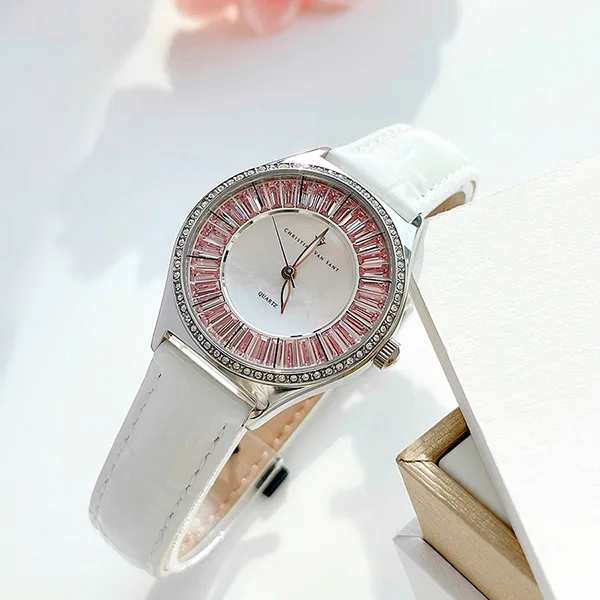 Đồng Hồ Nữ Christian Van Sant Luna Quartz CV3201 Màu Trắng - Đồng hồ - Vua Hàng Hiệu