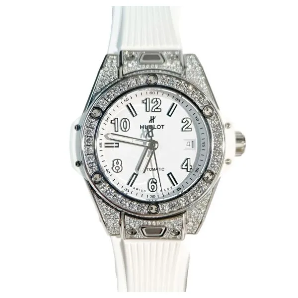 Đồng Hồ Nữ Hublot One Click 33 Pave Màu Trắng - Đồng hồ - Vua Hàng Hiệu