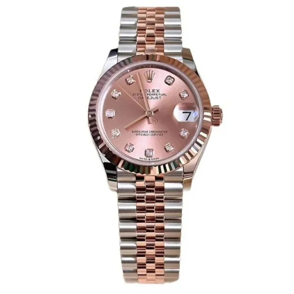 Đồng Hồ Nữ Rolex Datejust 31mm Stainless Steel And Everose Gold Silver Dial 278271-0016 Màu Bạc/Vàng Hồng - Đồng hồ - Vua Hàng Hiệu