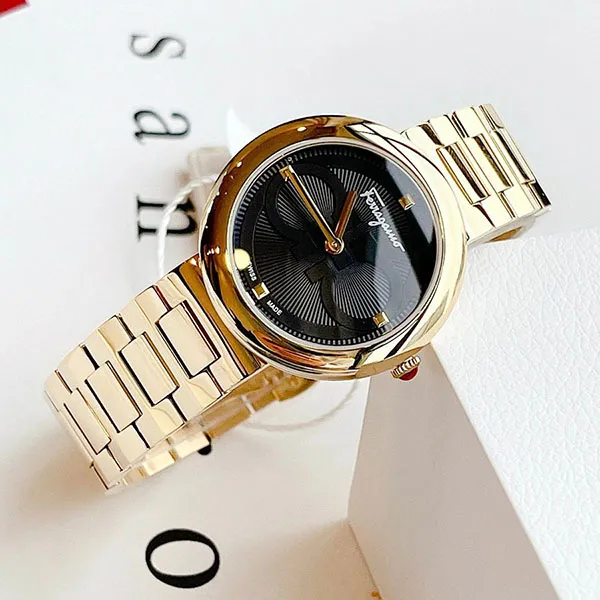 Đồng Hồ Nữ Salvatore Ferragamo IP Yellow Gold 32 mm Chic Bracelet Watch SFMF00521 Màu Vàng Gold - Đồng hồ - Vua Hàng Hiệu