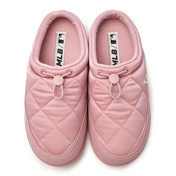 Giày Lười MLB Plush Quilting Mule New York Yankees 3AWBQWM46-07PKS Màu Hồng