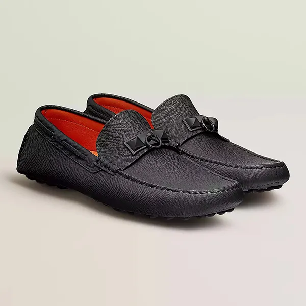 Giày Lười Nam Hermès Irving Loafer Noir Màu Đen Size 41 N-VB - Giày - Vua Hàng Hiệu