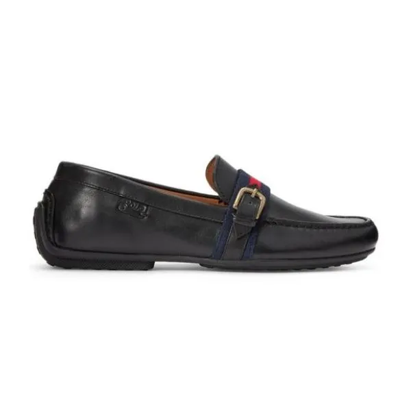 Giày Lười Nam Ralph Lauren Riali Loafer 7600003 Màu Đen Size 8.5