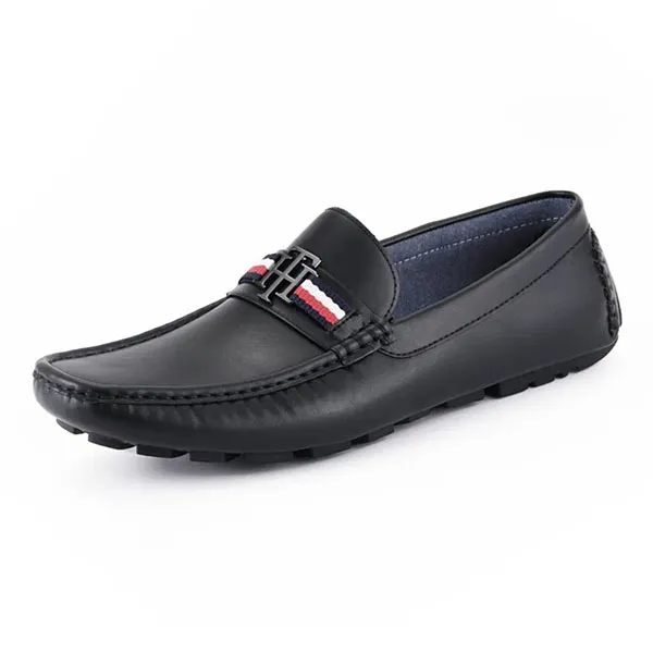 Giày Lười Nam Tommy Hilfiger Men's Atino Driver Shoes Màu Đen Size 9