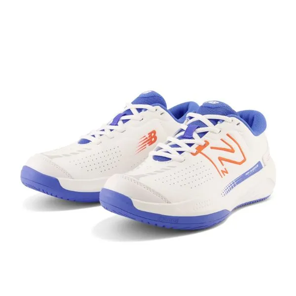 Giày Pickleball/Tennis Nữ New Balance All-Court Shoes WCH69622E-V5 Màu Trắng - Xanh Size 38