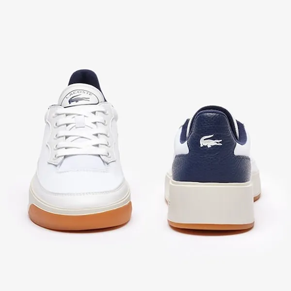 Giày Sneaker Nam Lacoste Men's G80 Club Leather 47SMA0051 Màu Trắng Cam Size 7.5 - Giày - Vua Hàng Hiệu