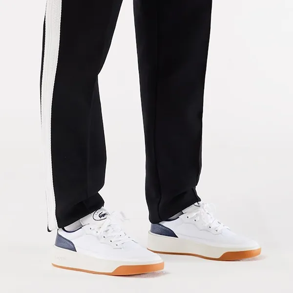 Giày Sneaker Nam Lacoste Men's G80 Club Leather 47SMA0051 Màu Trắng Cam Size 7.5 - Giày - Vua Hàng Hiệu