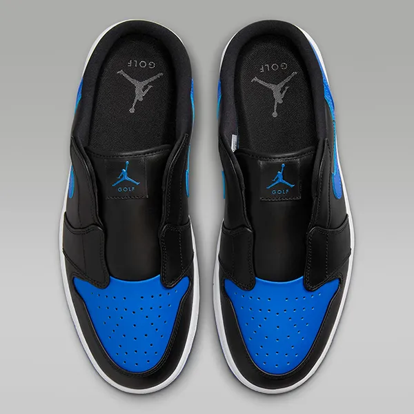 Giày Sục Nam Nike Air Jordan Mules Golf Shoes FJ1214-002 Màu Đen Phối Xanh Dương Size 40
