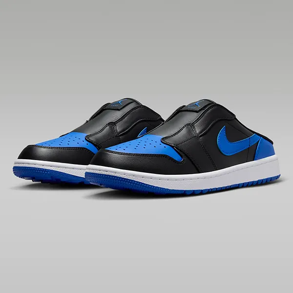 Giày Sục Nam Nike Air Jordan Mules Golf Shoes FJ1214-002 Màu Đen Phối Xanh Dương Size 40