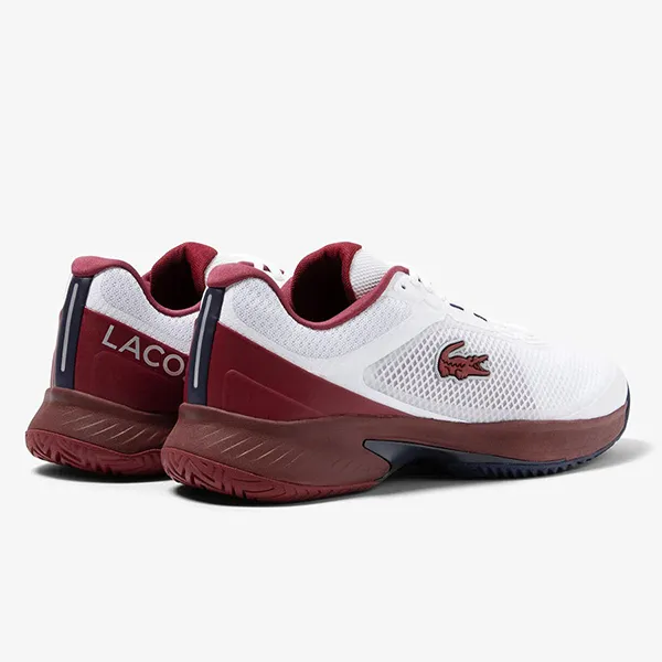 Giày Tennis Nam Lacoste Men's Tech Point Textile Tennis Shoes 46SMA0015-2G1 Màu Đỏ/Trắng Size 10