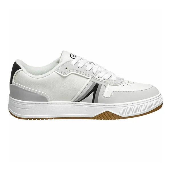 Giày Thể Thao Nam Lacoste Men's L001 Leather Trainers 43SMA0075 Màu Trắng - Đen Size 9 L