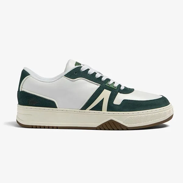 Giày Thể Thao Nam Lacoste L001 123 1 SMA L001 45SMA0070 Y37 WHT/GUM Shoes Màu Trắng - Xanh Size 9