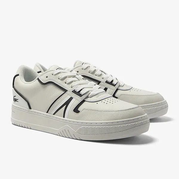 Giày Thể Thao Nam Lacoste L001 123 7 SMA 45SMA0126 Màu Trắng/Đen Size 8