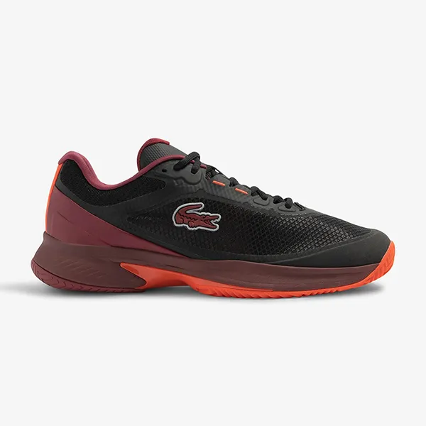 Giày Thể Thao Nam Lacoste Tech Point Textile Tennis Shoes 46SMA0015 3X0 Màu Đen Phối Đỏ Size 7