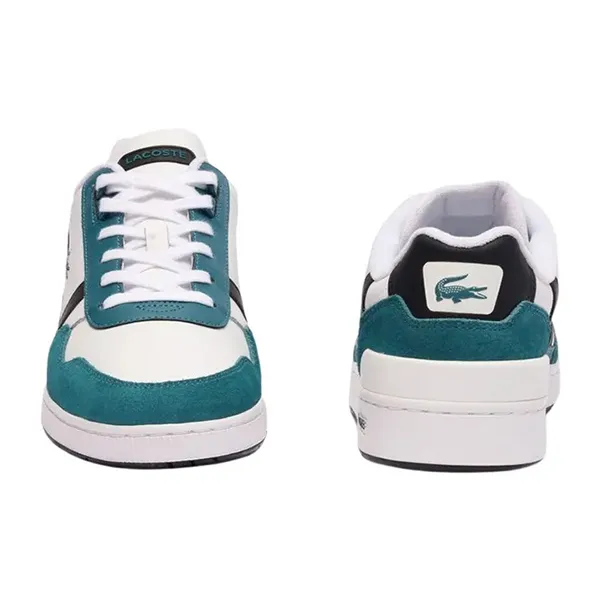 Giày Thể Thao Nam Lacoste T-Clip Sneakers 47SMA-1R5 Màu Trắng Phối Xanh Size 9