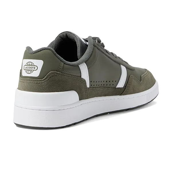 Giày Thể Thao Nam Lacoste TCLIP 223 KHK/WHT Màu Xanh Khaki Size 9