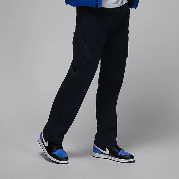 Giày Thể Thao Nam Nike Air Jordan 1 Low 553558-042 Màu Đen Phối Xanh Dương Size 40.5