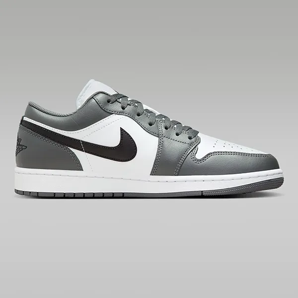 Giày Thể Thao Nam Nike Air Jordan 1 Low 553558-152 Màu Trắng Phối Xám Size 40 - Giày - Vua Hàng Hiệu