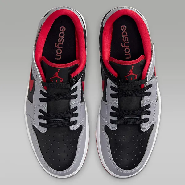 Giày Thể Thao Nam Nike Air Jordan 1 Low FlyEase DM1206-060 Màu Đen Phối Xám Size 43