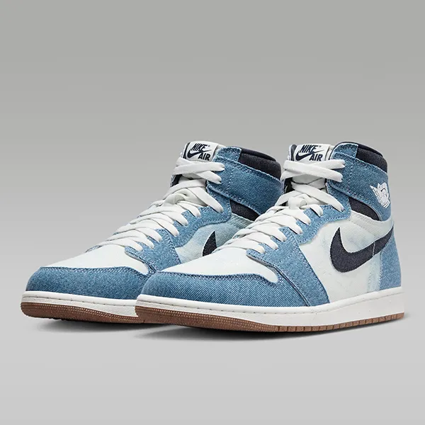 Giày Thể Thao Nam Nike Air Jordan 1 Retro High FQ2947-100 Màu Trắng Phối Xanh Denim Size 42 - Giày - Vua Hàng Hiệu