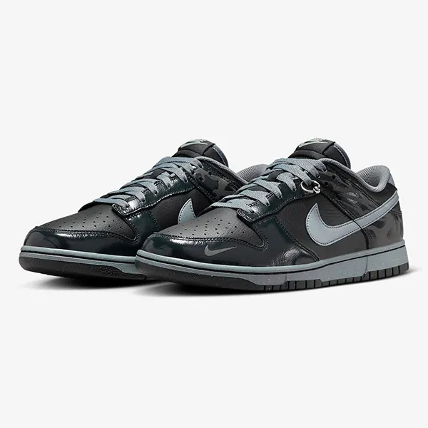 Giày Thể Thao Nam Nike Dunk Low Retro Quickstrike FZ3053-001 Màu Đen Phối Xám Size 39
